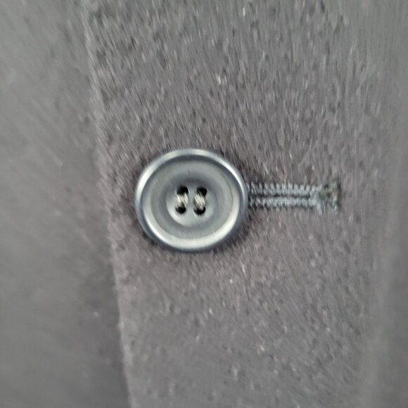 Daks Jermyn Street Black Wool Cashmere 2 Button Double Vent Blazer Sportcoat 46R - Picture 8 of 16